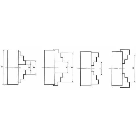 PRŽäZISIONS 3 BACKENFUTTER 80 MM DREIBACKENFUTTER DREHBANKFUTTER FERVI M049/080 3 PRŽäZISIONS 3 BACKENFUTTER 80 MM DREIBACKENFUTTER DREHBANKFUTTER FERVI M049/080 – Bild 3