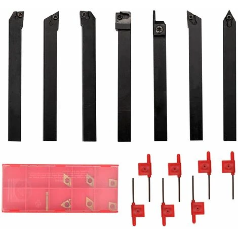 LIFCAUSAL 21 Stück 10 Mm Schaft Drehmaschine Drehwerkzeughalter Bohrstange Hartmetalleinsätze Drehmaschine Drehwerkzeug 1 LIFCAUSAL 21 Stück 10 Mm Schaft Drehmaschine Drehwerkzeughalter Bohrstange Hartmetalleinsätze Drehmaschine Drehwerkzeug