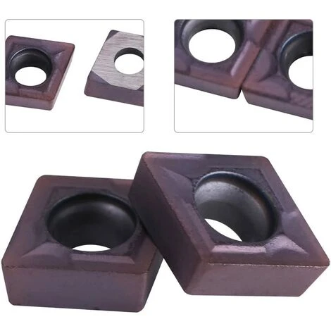 TINOR Hartmetalleinsätze, 10 Stück CNC-Hartmetalldreheinsätze Klinge, Drehwerkzeug, CCMT060204 VP15TF, Mit Box, Zur Bearbeitung Von Gewöhnlichem Stahl Und Ordi-Edelstahl 3 TINOR Hartmetalleinsätze, 10 Stück CNC-Hartmetalldreheinsätze Klinge, Drehwerkzeug, CCMT060204 VP15TF, Mit Box, Zur Bearbeitung Von Gewöhnlichem Stahl Und Ordi-Edelstahl – Bild 3