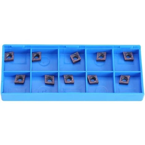 TINOR Hartmetalleinsätze, 10 Stück CNC-Hartmetalldreheinsätze Klinge, Drehwerkzeug, CCMT060204 VP15TF, Mit Box, Zur Bearbeitung Von Gewöhnlichem Stahl Und Ordi-Edelstahl 5 TINOR Hartmetalleinsätze, 10 Stück CNC-Hartmetalldreheinsätze Klinge, Drehwerkzeug, CCMT060204 VP15TF, Mit Box, Zur Bearbeitung Von Gewöhnlichem Stahl Und Ordi-Edelstahl – Bild 5