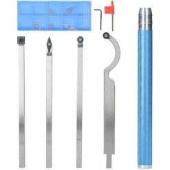 LIFCAUSAL 12 Teile / Satz Hohe Härte Metall Drehmaschine Drehwerkzeug Kit Bohrstangenhalter Set Für Die Verarbeitung Von Stahlteilen Handholzbearbeitungswerkzeug