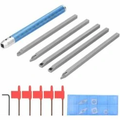 LIFCAUSAL 6 Teile / Satz Hohe Härte Metall Drehmaschine Drehwerkzeug Kit Bohrstangenhalter Set Für Die Bearbeitung Von Stahlteilen Handholzbearbeitungswerkzeug