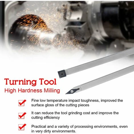 LIFCAUSAL 6 Teile / Satz Hohe Härte Metall Drehmaschine Drehwerkzeug Kit Bohrstangenhalter Set Für Die Bearbeitung Von Stahlteilen Handholzbearbeitungswerkzeug 2 LIFCAUSAL 6 Teile / Satz Hohe Härte Metall Drehmaschine Drehwerkzeug Kit Bohrstangenhalter Set Für Die Bearbeitung Von Stahlteilen Handholzbearbeitungswerkzeug – Bild 2