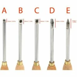 DECKON Holzdrehmaschine Hartmetall-Drehwerkzeug Mit Holzgriffklinge Holzbearbeitungswerkzeug, Stil C 15 Quadratisch - Stil C 15 Quadratisch -Drechselbänke & Zubehör Verkäufe 66987099 3
