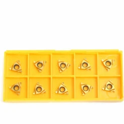 ASUPERMALL 10 STÜCKE 11ER A60 11ER 14 A60 Hartmetalleinsätze CNC-Drehmaschine Schneiden Drehwerkzeug Fräser 9 X 3 Mm Außengewindeeinsätze Mit Kunststoffbox