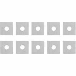 HAPPYSHOPPING Fräser Mit Hoher Härte Hartmetall-Fräser Facer Hartmetalleinsatz Hochleistungs-Facing Cutter Zubehör Schnellschneidwerkzeug-Set, 10PCS Fräswerkzeugeinsatz Mit Aufbewahrungsbox