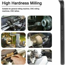 MONLY Satz Von 5 Wendeschneidplatten-Drehmeißelhaltern Mit 8 Mm Schaft Mit 5 Klingen DCMT070204 -Drechselbänke & Zubehör Verkäufe 68760378 3