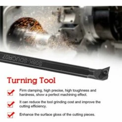 MONLY Satz Von 5 Wendeschneidplatten-Drehmeißelhaltern Mit 8 Mm Schaft Mit 5 Klingen DCMT070204 -Drechselbänke & Zubehör Verkäufe 68760378 5